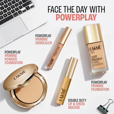 Lakme Double Duty Lip & Cheek Mousse Matte Lipstick & Soft Blush, Blush Velvet,9gm - Liquid Lipsticks