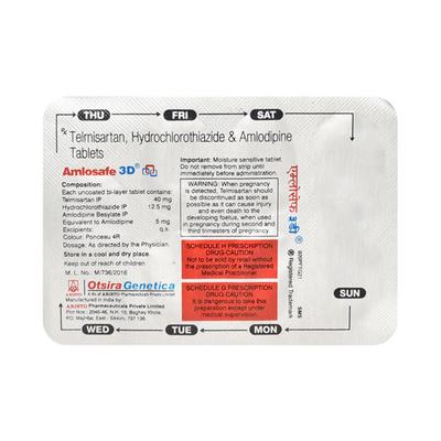 Amlosafe 3D Tablet 7'S - Hypertension-Ang