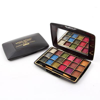 Miss Rose 18 Color Metallic Eyeshadow Palette 7001 - 402 M01 20 gm - Face Palettes