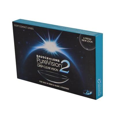 Bausch & Lomb PureVision2 HD Monthly Contact Lens - 6 Lens/Box (-2.5) - Eyecare Lenses