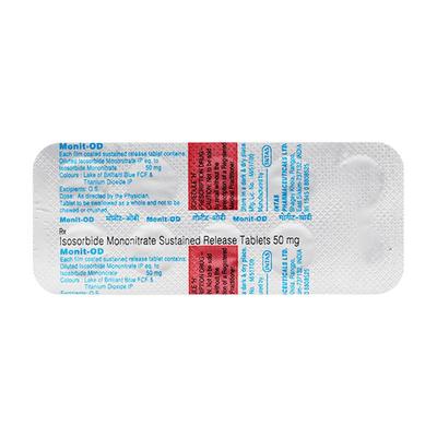 Monit OD Tablet 10'S - Angina