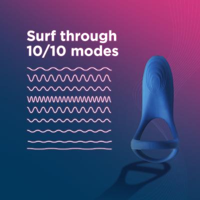 Skore Waves Multi-Mode Chargeable Vibrating Ring 1's - Massagers And Vibrators