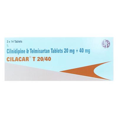 CILACAR T 20/40 Tablet 14's - Hypertension-Ang