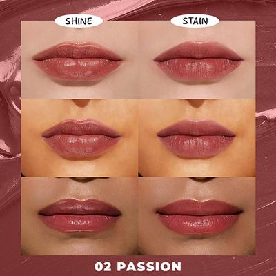 Lamel Lip Stain Hydrating Lip Tint 02 Passion 2.7 gm - Lip Stains & Tints
