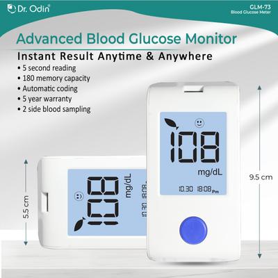Dr. Odin Blood Glucose Meter GOD Kit (GLM73) - Blood Glucose Monitors/Test Strips