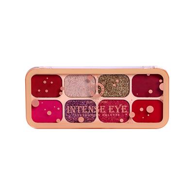 Matt Look intense Eye 8 in 1 Eyeshadow Palette Highly Pigmented, Long Lasting Metallic Glitter Nudes,04 12 gm - Eye Shadow Palettes
