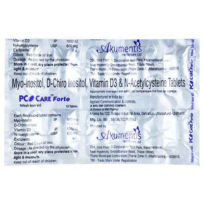 PCO Care Forte Tablet 10'S - Supplements-Vam