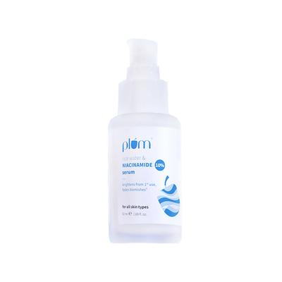 Plum Rice Water & 10% Niacinamide Face Serum - Brightens from 1st Use, Dermat-Tested 50 ml - Face Serum