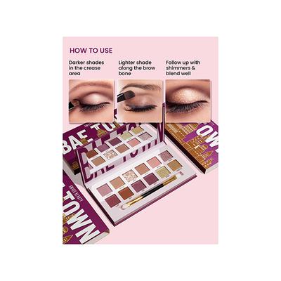 Swiss Beauty Eyeshadow Palatte - Crush Me 100 gm - Eye Shadow Palettes