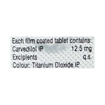 Cardivas 12.5mg Tablet 10'S - Hypertension-Bet