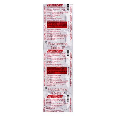Fluvoxin 50mg Tablet 10'S - Depression-Ant