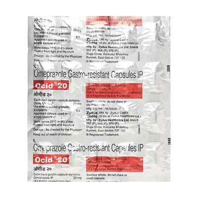 OCID 20mg Capsule 20's - Ulcer/Reflux/Flatulence-Aaa