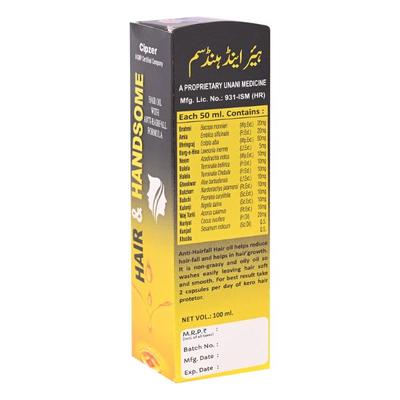 Cipzer Hair & Handsome Hair Oil 100 ml - Speciality Medicines