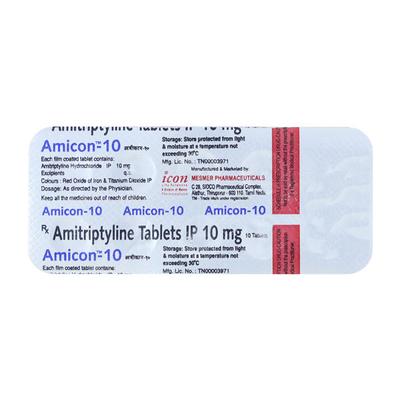 Amicon 10mg Tablet 10'S - Depression-Ant