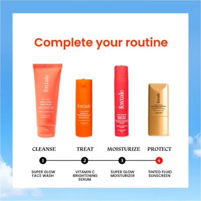 Foxtale Perfect Match Tinted Fluid Susncreen (Nude) 50 ml - Body Sunscreen
