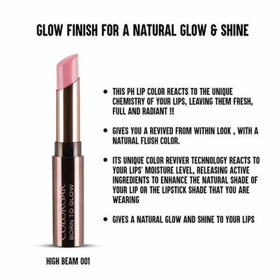 Colorbar Born To Glow Lipstick Bgl002 2.5 Gm - Lipsticks