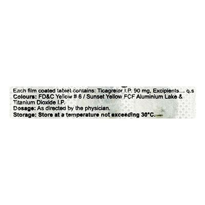 TICAGAT 90mg Tablet 14's - Blood Clot-Ant