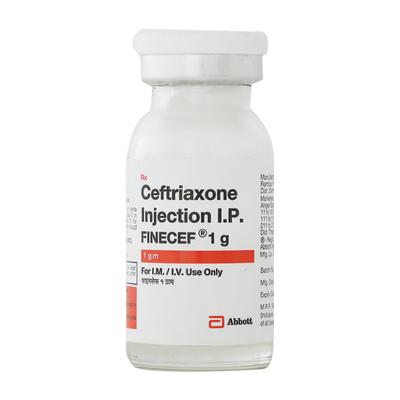 Finecef 1gm Injection 1's - Bacterial Infections-Cep