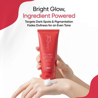 Glutafine Rich Creamy Facewash 70gm - Hyperpigmentation-Oth