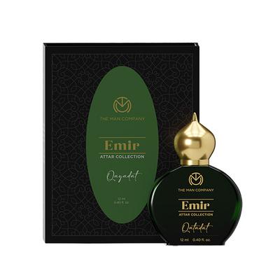 The Man Company 100% Alcohol-Free Attar Perfume for Men Qayadat Emir Collection 12 ml - Men Perfumes (Edt/Edp)