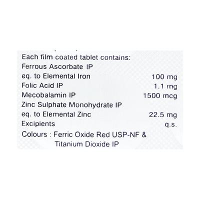 Ferikind M Tablet 10'S - Iron Supplement/Anaemia-Vma