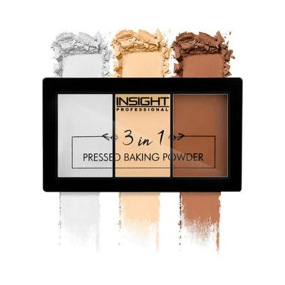 INSIGHT PROFESSIONAL 3 IN1 PRESSED BAKING POWDER 14 gm - Face Palettes