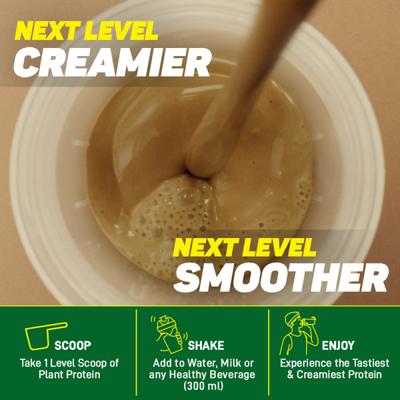 Fast&Up Plant Protein Powder - Rich Chocolate Flavour 1 Kg - Protein Drink