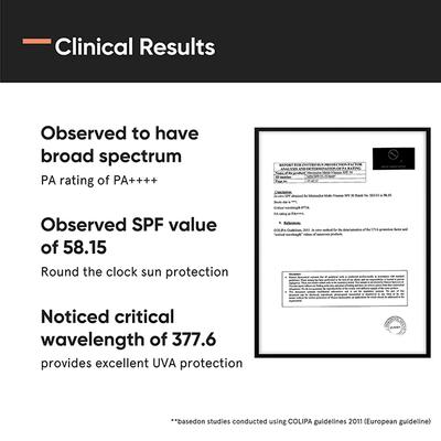 Minimalist Spf 50 PA ++++ Sunscreen with niacinamide , vitamin b5, vitamin f 50 gm - Face Sunscreen