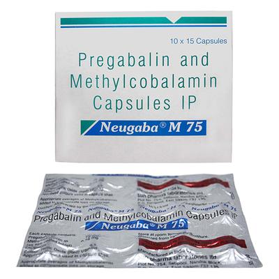 NEUGABA M 75 Capsule 15's - Neuropathic Pain-Dru