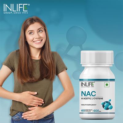 Inlife Nac N Acetyl L Cysteine Veg Capsules 60's - Vital Health