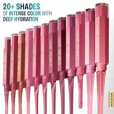 Lakme 9to5 Hya Matte, Pro Pink, Hydrating Liquid Lipstick with Hyaluronic Acid 5.3 ml - Liquid Lipsticks