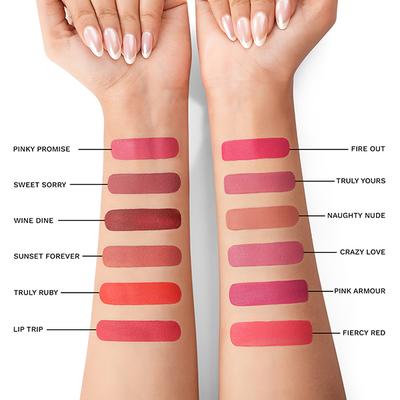 Pac Insanely Matte Lip Crayon (Wine Dine) 3.8 gm - Lip Crayons