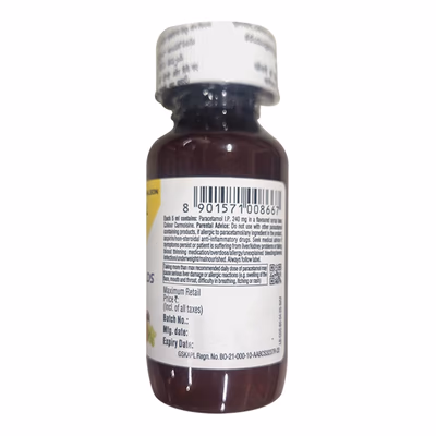 Crocin Ds 240 Mixed Fruit Flavour Suspension 60ml - Fever-Ana