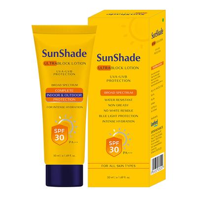 SUNSHADE ULTRA BLOCK SPF 30 PA +++ UVA+UVB PROTECTION Lotion 50ml - Sunscreen Preparations-Emo