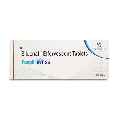 FUNPILL EVT 25 Tablet 10's - Impotence/Erectile Dysfunction (Ed)