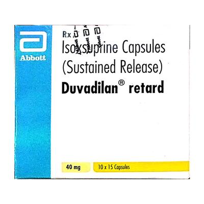 DUVADILAN RETARD 40mg Capsule 15's - Peripheral Vascular Disease