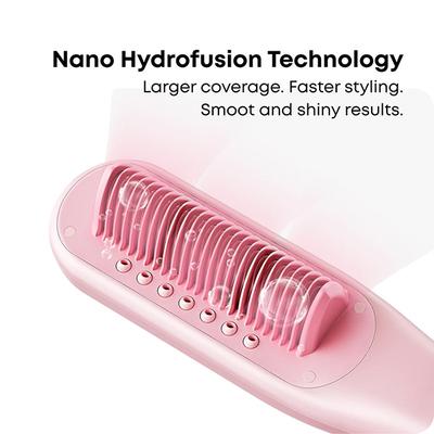 Alan Truman Steam Styler Hair Straightener Brush 1's - Straighteners