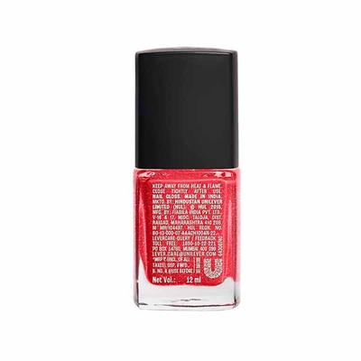 Lakme Absolute Glitterati Collection Nail Gloss 113 Pink Fever 12ml - Nail Polish