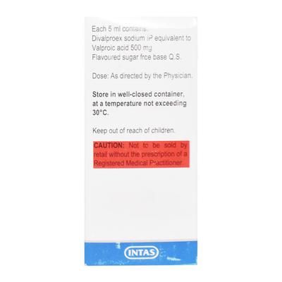 Divaa 500mg Oral Solution 100ml - Epilepsy/Convulsion-Ant