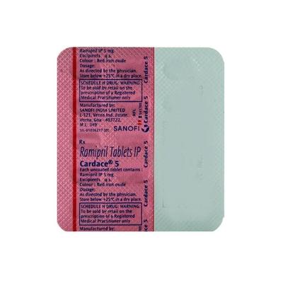 Cardace 5mg Tablet 15'S - Hypertension-ACE