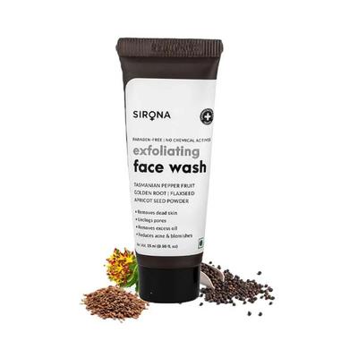 Sirona Exfoliating Face Wash 15 ml - Face Wash & Cleansers