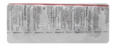 Migiplex 10mg Tablet 10'S - Migraine