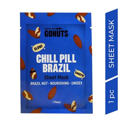 GONUTS By Bewakoof Chill Pill Brazil Face Sheet 20 gm - Sheet Masks