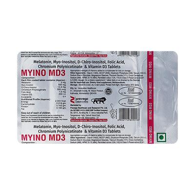MYINO MD 3 Tablet 10's - Supplements-Vam