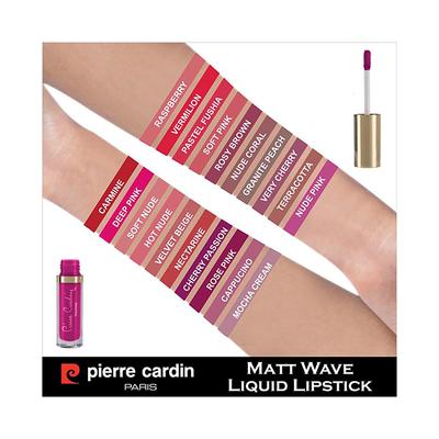 Pierre Cardin ParisMatt Wave Liquid Lipstick Ultra Long Lasting 525 Deep Pink 5 ml - Liquid Lipsticks