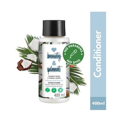 Love Beauty And Planet Coconut Water and Mimosa Flower Paraben Free Volume and Bounty Conditioner 400 ml - Conditioners