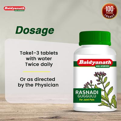 Baidyanath Rasnadi Guggulu Tablet 80's - Speciality Medicines