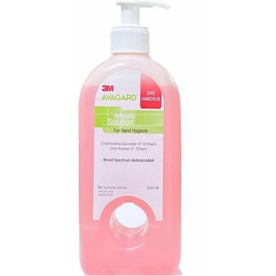 3M Avagard 2.5% CHG Handrub Solution 500 ml - Wound/Burns