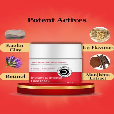 Dermistry Anti Aging Lifting And Firming Instant And Intense Face Mask 50 ml + Lifting And Firming Anti Aging Instant And Intense Face Lift Serum 30 ml - Face Serum