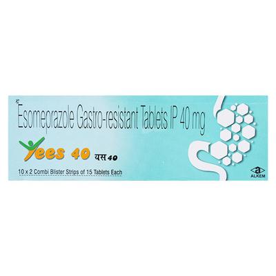 Yees 40mg Tablet 15'S - Ulcer/Reflux/Flatulence-Aaa